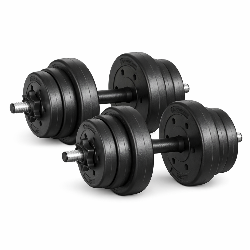 PowerFlex | 2-in-1 Adjustable Dumbbell and Barbell Set