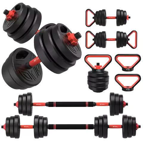 PowerFlex | 3-in-1 Adjustable Dumbbell and Barbell Set