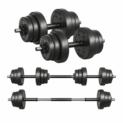 PowerFlex | 2-in-1 Adjustable Dumbbell and Barbell Set