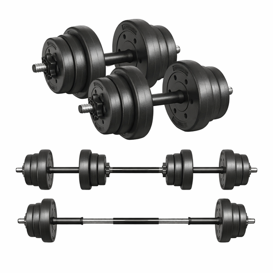 PowerFlex | 2-in-1 Adjustable Dumbbell and Barbell Set