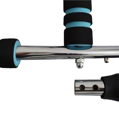 China in Stock EIGFOH Heavy Duty Steel U-Shaped Adjustable Tension Arm Chest Expander Bar Model 70053-13 Gym Workout